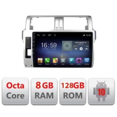 Navigatie Toyota Landcruiser J150 Prado 2014-2017 F-065 Octa Core cu Android Radio Bluetooth Internet GPS WIFI DSP 8+1 CarStore Technology