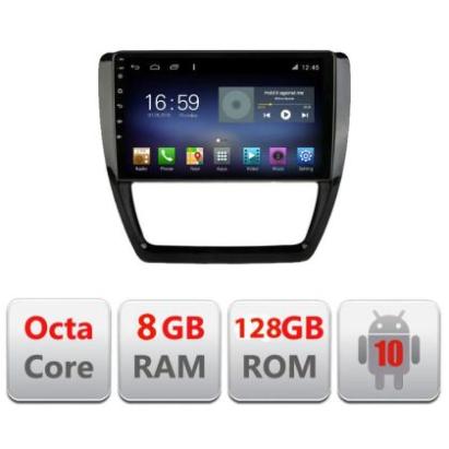 Navigatie VW Jetta 2011-2018 F-jetta-15 Octa Core cu Android Radio Bluetooth Internet GPS WIFI DSP 8+128GB 4G CarStore Technology