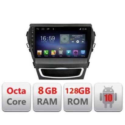 Navigatie HHyundai IX 45 SANTA FE 2013-2015 F-209 Octa Core cu Android Radio Bluetooth Internet GPS WIFI DSP 8+128GB 4G CarStore Technology