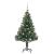 Brad Crăciun artificial, 150 LED/globuri/zăpadă pufoasă, 120 cm GartenMobel Dekor
