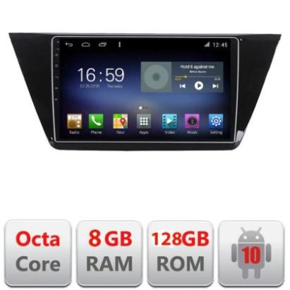 Navigatie VOLKSWAGEN TOURAN 2016- F-3144 Octa Core cu Android Radio Bluetooth Internet GPS WIFI DSP 8+128GB 4G CarStore Technology