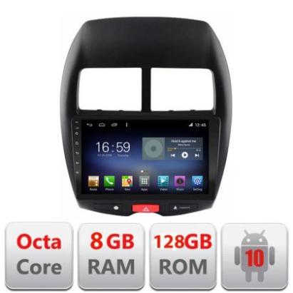 Navigatie MITSUBISHI ASX 2013-2017 F-026 Octa Core cu Android Radio Bluetooth Internet GPS WIFI DSP 8+128GB 4G CarStore Technology