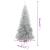 Pom de Crăciun artificial cu suport, argintiu, 210 cm, PET GartenMobel Dekor