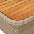 Set mobilier de grădină, 7 piese, cu perne, bej, poliratan GartenMobel Dekor