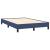 Pat box spring cu saltea, albastru, 120x190 cm, material textil GartenMobel Dekor