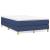 Pat box spring cu saltea, albastru, 120x190 cm, material textil GartenMobel Dekor