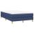 Pat box spring cu saltea, albastru, 120x190 cm, material textil GartenMobel Dekor