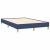 Pat box spring cu saltea, albastru, 120x190 cm, material textil GartenMobel Dekor