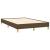 Pat box spring cu saltea, maro închis, 120x190 cm, textil GartenMobel Dekor