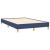 Pat box spring cu saltea, albastru, 120x190 cm, material textil GartenMobel Dekor
