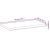 Raft suspendat, 60x20x2 cm, lemn masiv de acacia netratat GartenMobel Dekor