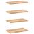 Rafturi suspendate 4 buc. 60x20x2 cm lemn masiv acacia netratat GartenMobel Dekor