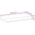 Raft plutitor, 40x20x4 cm, lemn masiv de acacia netratat GartenMobel Dekor