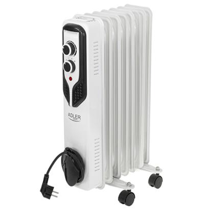 Radiator pe Ulei 7 Elementi 1500W Afisaj LCD cu Termostat pentru Reglarea Temperaturii