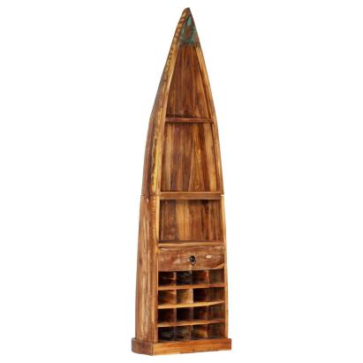 Dulap de vinuri, 50 x 40 x 180 cm, lemn masiv reciclat GartenMobel Dekor