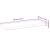 Raft suspendat, 80x30x4 cm, lemn masiv de acacia netratat GartenMobel Dekor