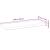 Raft plutitor, 100x30x4 cm, lemn masiv de acacia netratat GartenMobel Dekor