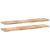 Rafturi suspendate 2 buc. 120x30x4cm lemn masiv acacia netratat GartenMobel Dekor