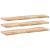 Rafturi suspendate 3 buc. 160x40x4cm lemn masiv acacia netratat GartenMobel Dekor