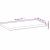 Raft suspendat 40x20x2 cm lemn masiv acacia netratat GartenMobel Dekor