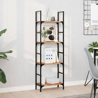 Rafturi suspendate 2 buc. 40x20x2 cm lemn masiv acacia netratat GartenMobel Dekor