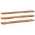 Rafturi suspendate 3 buc. 120x20x4cm lemn masiv acacia netratat GartenMobel Dekor