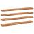 Rafturi suspendate 4 buc. 120x20x4cm lemn masiv acacia netratat GartenMobel Dekor