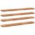 Rafturi suspendate 4 buc. 140x20x4cm lemn masiv acacia netratat GartenMobel Dekor