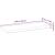 Raft suspendat 100x30x4 cm lemn masiv acacia netratat GartenMobel Dekor