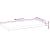 Raft suspendat 80x40x4 cm lemn masiv acacia netratat GartenMobel Dekor