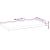 Raft suspendat 80x40x4 cm lemn masiv acacia netratat GartenMobel Dekor