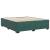 Cadru de pat fără saltea, verde închis, 200x200 cm, catifea GartenMobel Dekor