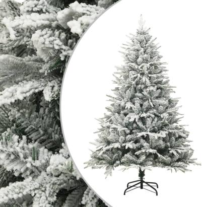 Brad de Crăciun artificial cu zăpadă, verde, 150 cm, PVC & PE GartenMobel Dekor