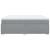Pat box spring cu saltea, gri deschis, 200x200 cm, textil GartenMobel Dekor