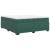 Pat box spring cu saltea, verde închis, 200x200 cm, catifea GartenMobel Dekor