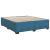Pat box spring cu saltea, albastru închis, 200x200 cm, catifea GartenMobel Dekor