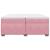 Pat box spring cu saltea, roz, 200x200 cm, catifea GartenMobel Dekor
