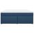 Pat box spring cu saltea, albastru, 180x200 cm, material textil GartenMobel Dekor