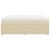 Pat box spring cu saltea, crem, 200x200 cm, textil GartenMobel Dekor
