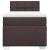 Pat box spring cu saltea, maro închis, 90x190 cm, textil GartenMobel Dekor