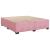 Pat box spring cu saltea, roz, 200x200 cm, catifea GartenMobel Dekor