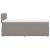 Pat box spring cu saltea, taupe, 120x190 cm material textil GartenMobel Dekor