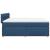Pat box spring cu saltea, albastru, 180x200 cm, material textil GartenMobel Dekor