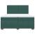 Pat box spring cu saltea, verde închis, 200x200 cm, catifea GartenMobel Dekor