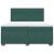 Pat box spring cu saltea, verde închis, 200x200 cm, catifea GartenMobel Dekor