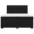 Pat box spring cu saltea, negru, 200x200 cm, catifea GartenMobel Dekor