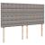 Pat box spring cu saltea, gri taupe, 200x200 cm, textil GartenMobel Dekor