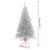 Pom de Crăciun artificial cu suport, argintiu, 120 cm PET GartenMobel Dekor
