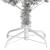 Pom de Crăciun artificial cu suport, argintiu, 120 cm PET GartenMobel Dekor