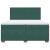 Pat box spring cu saltea, verde închis, 200x200 cm, catifea GartenMobel Dekor